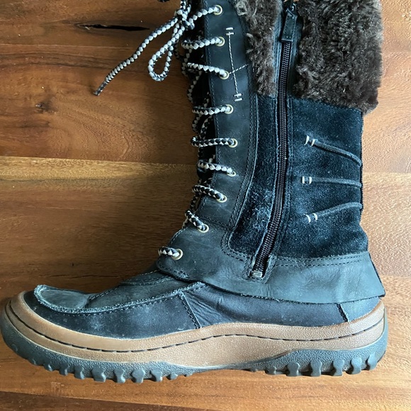 Merrell - Decora Prelude Winter leather/suede waterproof boots - Picture 4 of 10